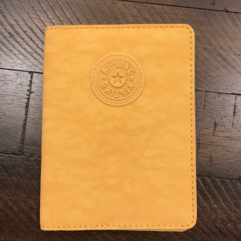 Kipling Passport Holder Yellow